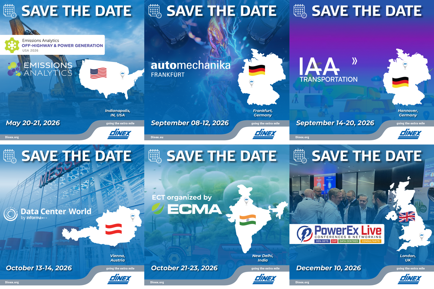 Dinex Exhibitions 2026