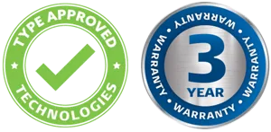 Logo Type Approved And 3 Years